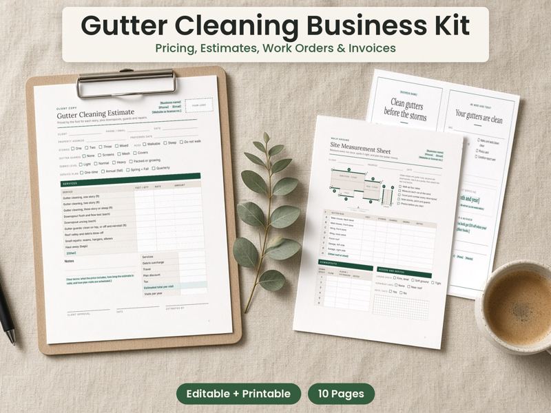Gutter Cleaning Business Kit cover